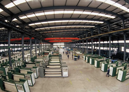 公司廠房內(nèi)景一角